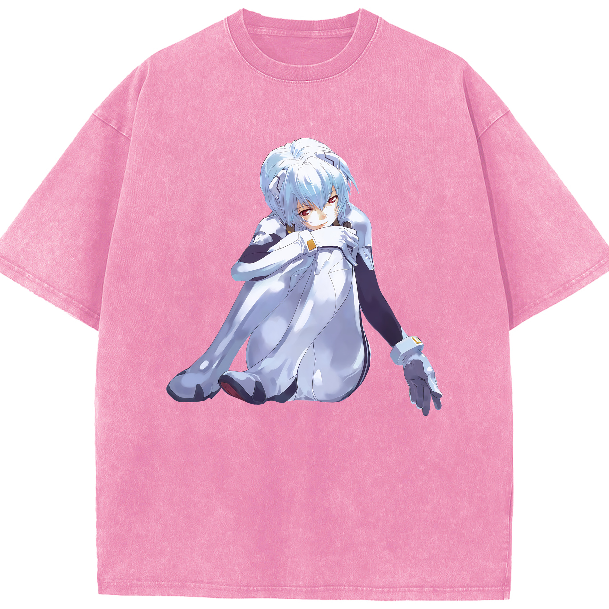 （画像用） EVA 新世紀エヴァンゲリオン 綿100% ヴィンテージ風 半袖Tシャツ（フロントプリント）